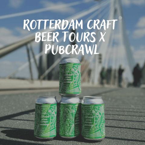 Rotterdam Craft Beer Tours Pubcrawl tijdens week van het Nederlands bier in Rotterdam, mei 2023in samenwerking met lokale bierbrouwerijen